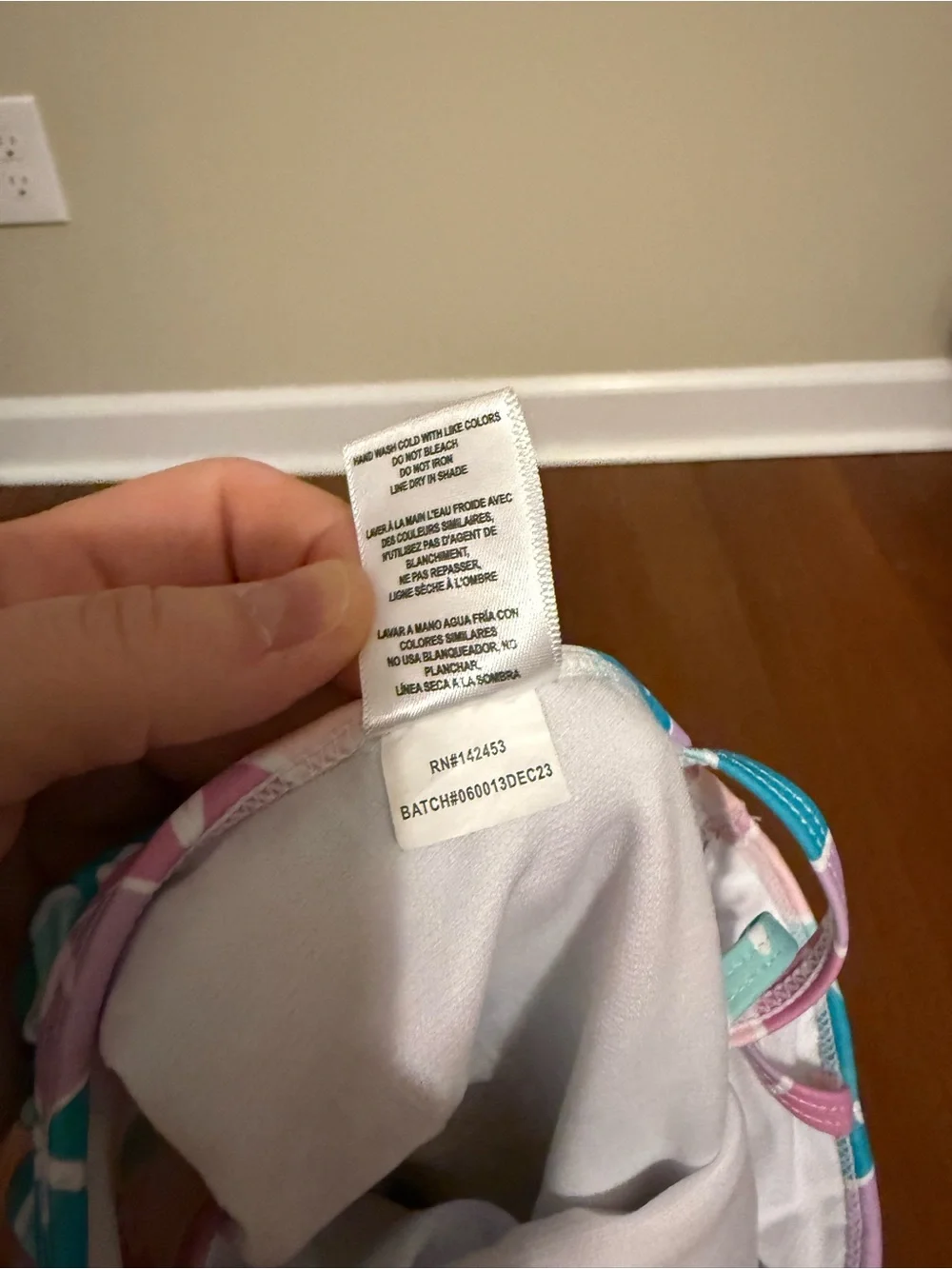 RuffleButts Pastel Mermaid Scale One-Shoulder Ruffle Swimsuit - Size 2T